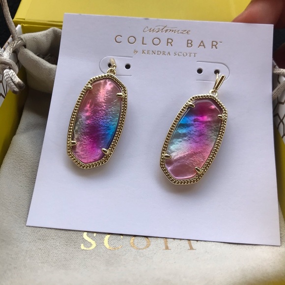 Kendra Scott Jewelry - NWT GOLD ELLE KENDRA SCOTT WATERCOLOR EARRINNGS